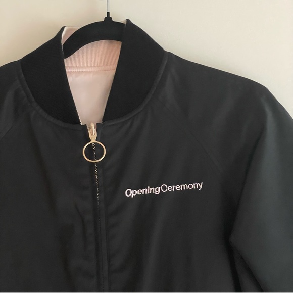 Opening Ceremony Reversible Peplum Bomber Jacket - Picture 3 of 11